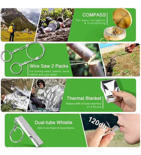 Maletín Táctico de Emergencia 17 en 1