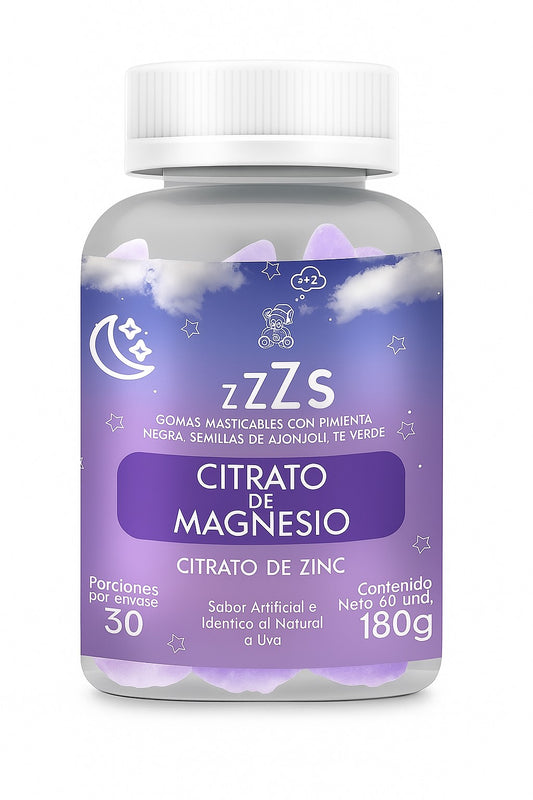 Gomitas de citrato de magnecio