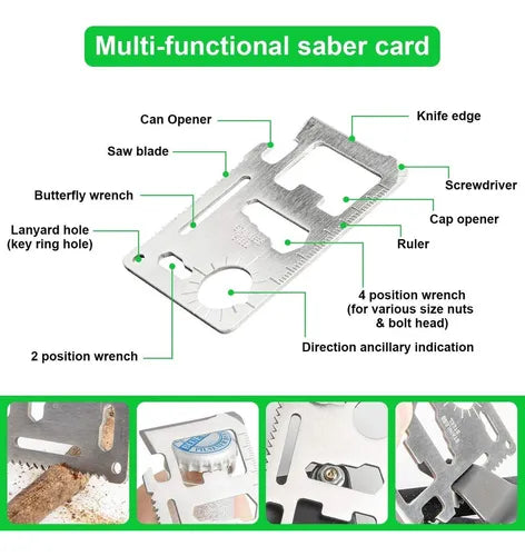Maletín Táctico de Emergencia 17 en 1